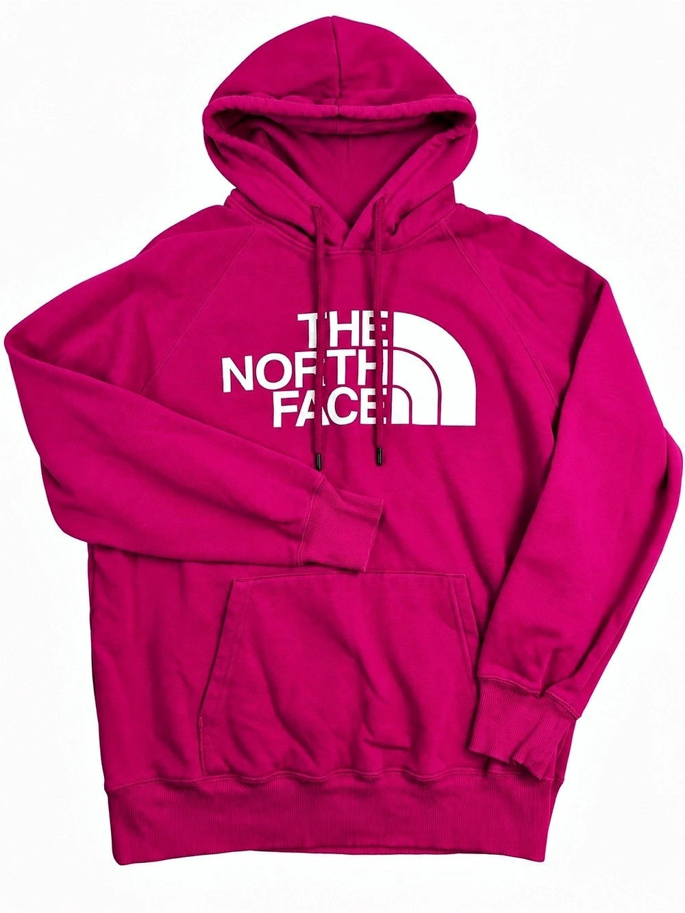 The North Face Women’s Fuchsia Logo Hoodie Sweatshirt M Athleisure Streetwear